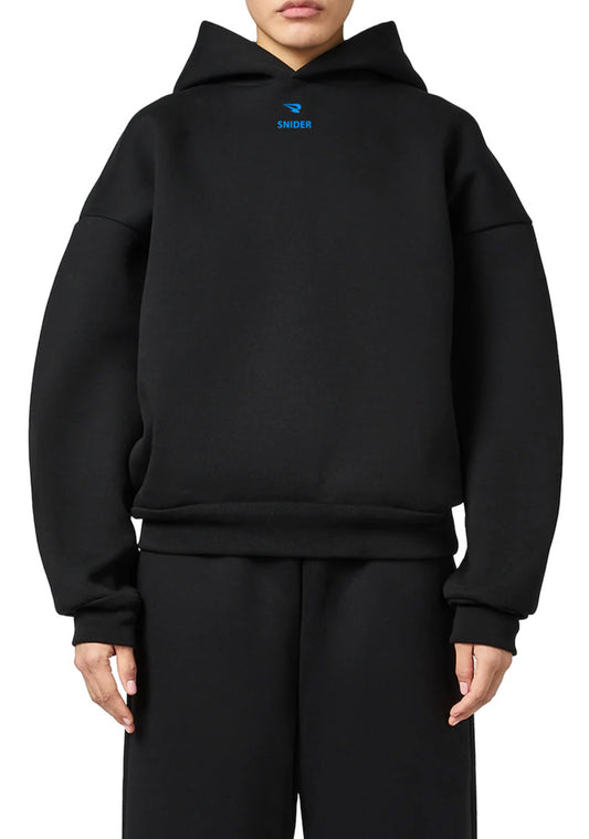 Hoodie classic boxy bleu